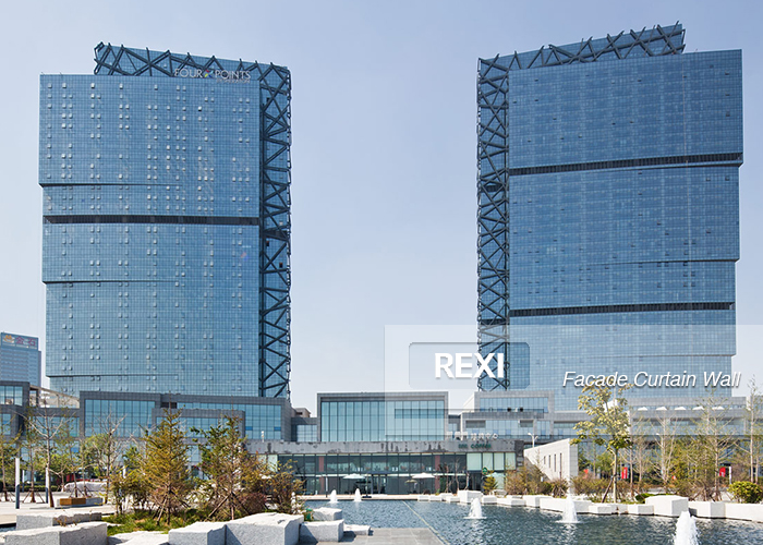 China Facde Curtain Wall M8-1